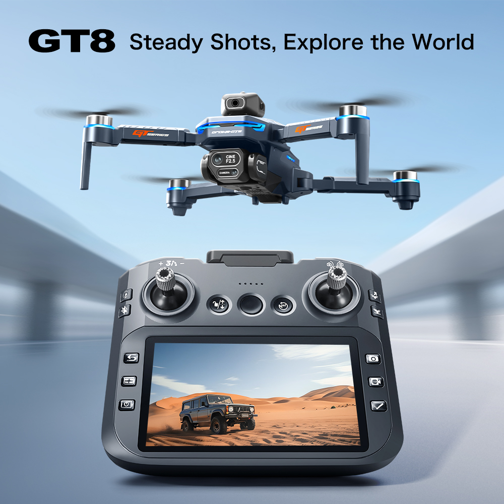 GT8 Max Faltbare Drohne 8K HD  – Drone Camera Night Vision Bewertung und Preis